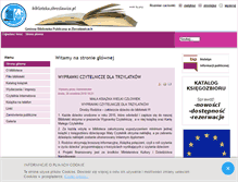 Tablet Screenshot of biblioteka.zbroslawice.pl